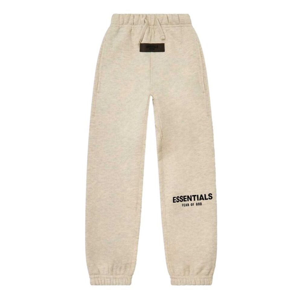 Fear Of God Essentials Childrens/Kids Fleece Tapered Sweatpants / Oatmeal